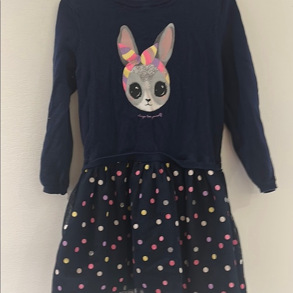 H&M Kids Dress - Navy with Multicolor Accents - Picture 2 of 5